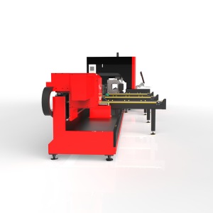 Machine de découpe <span class=keywords><strong>laser</strong></span> 3D à fibre de tube avec deux mandrins Chine Machine de découpe <span class=keywords><strong>laser</strong></span> professionnelle à tube métallique - Product Image 4