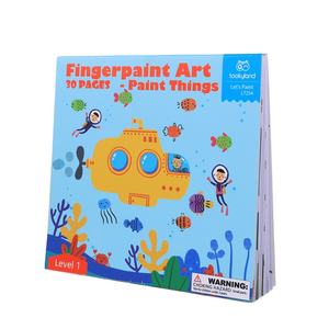 卸売動物DIYおもちゃ絵画活動水彩着色フィンガーペイントフィンガープリント子供のための本教育 - Product Image 1