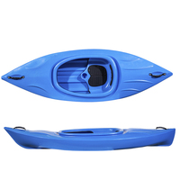 Vente chaude bateaux à rames pour la pêche Kayak kayak en plastique pour une personne pour lacs et rivières kayaks pêche sportive