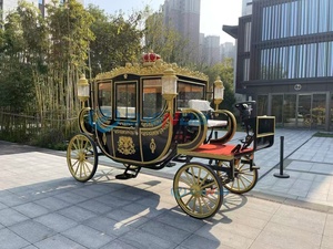 Carruaje Real de Lujo para Bodas en Venta, Fabricante de Carruajes de Caballos para Princesas, Transporte Especial en Oferta - Product Image 5