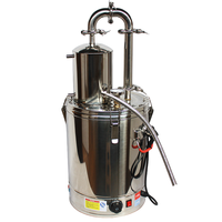Petit Alcool en acier inoxydable 40L pour vin blanc, vin rouge, vin de riz Fermentation et distillation en un seul équipement