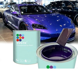 Revêtement de finition automobile haute brillance, <span class=keywords><strong>couleur</strong></span> bleu perle métallisé, <span class=keywords><strong>peinture</strong></span> automobile 1K - Product Image 1