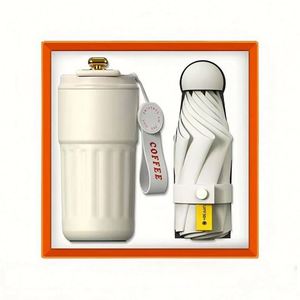 Custom Logo Stainless Steel Paper Silk Screen Printed <b>Gift</b> <b>Box</b> Set Premium Office Welcome Kit Wedding Favors Employees Event - Product Image 1