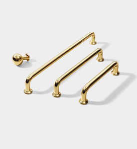 Light Luxury Minimalist Solid Brass Cabinet <strong>Door</strong> Handles for Apartments Hotels Homestays &amp; Shopping Malls - Product Image 1
