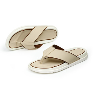 Sandales de plage décontractées tendance en <span class=keywords><strong>cuir</strong></span> véritable pour hommes, idéales pour le dropshipping - Product Image 5