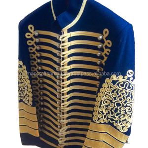 Veste de manteau d'hiver imperméable pour hommes en tissu de laine 100% napoléonien Hussar Pelisse vente en gros - Product Image 2