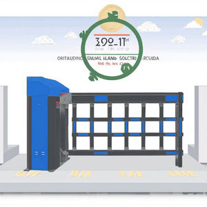 Barriera scorrevole automatica cancelli in alluminio manuale RFID PID comunicazione braccio barriera per uso scolastico - Product Image 3