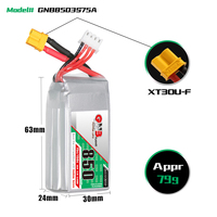 GAONENG GNB 850mah 3S 11.1V 75C 150C XT30 RC LiPo batterie RC modèle FPV Drone voiture jouet