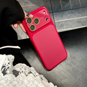 Coque de luxe AG mate compatible avec iPhone 17 16 15 14 Pro Max, <span class=keywords><strong>cadre</strong></span> brillant, minimaliste, fine et antichoc - Product Image 5