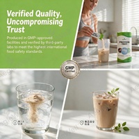 Poudre de protéines végétales AegleWell en sachets individuels, végétalien, sans gluten, sans OGM, sans soja, complément nutritionnel pour le sport et la remise en forme