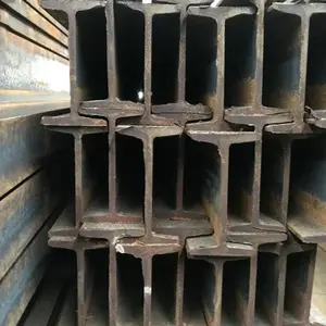 Fornecimento de viga de ferro e aço de 12m de comprimento, preço de aço estrutural por tonelada, viga H