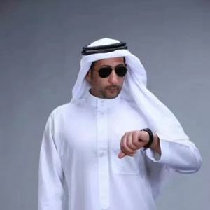 Dubai estilo saudí hombres islámico Keffiyeh Hijab poliéster musulmán oración disfraces turbante cabeza bufanda árabe estilo saudí Choli - Product Image 1