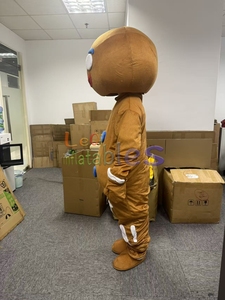Traje de Mascota de Navidad Cookie <span class=keywords><strong>Gingerbread</strong></span> <span class=keywords><strong>Man</strong></span> Traje de Mascota para adultos - Product Image 3