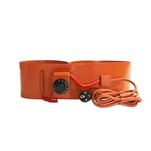 Heating Rubber Drum Belt heater for PU Foam drum use, oil drum belt heater