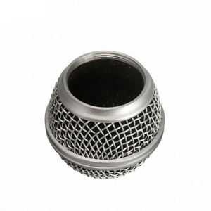 Grille de microphone en maille à tête sphérique de remplacement Accessoire de microphone dynamique portable sans fil S Hure <span class=keywords><strong>PG58</strong></span> PG 58 en plastique - Product Image 3