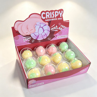 Balle anti-stress ultra-douce en caoutchouc thermoplastique, faite à la main, aux saveurs menthe, chocolat noir et matcha, pour soulager le stress