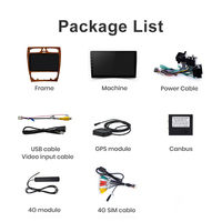 Autoradio multimédia Android 12.0, lecteur vidéo, navigation GPS pour Mercedes Benz W203 2000-2005