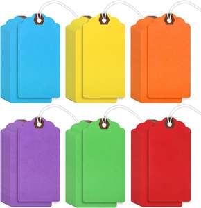 Manila Shipping Tags com String Anexado Inventário Bagagem Papel, Presente Etiquetas De Papelão com String Pendurar Etiqueta Tags - Product Image 2