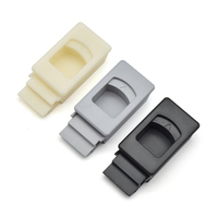 Loquet à bascule en plastique de haute qualité XUKUN avec fermoir pour portes d'armoires d'équipement Modèle XK724-3W