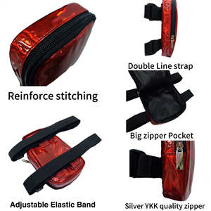 Wears Hologaphic Carnival Thigh Leg Bag Anti Drop <b>Slip</b> Bum Chest Bag Low MOQ Phone Bag for Carnival - Product Image 3