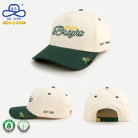Casquettes de baseball personnalisées OEM ODM avec logo brodé, style color-block, avec étiquette de marque privée pour le streetwear et le quotidien