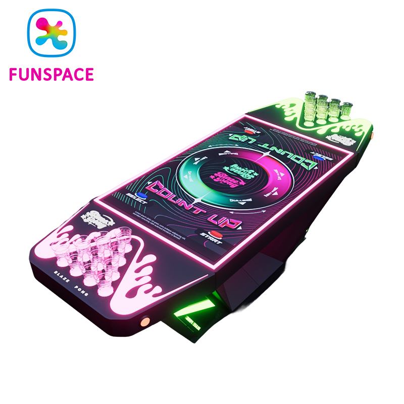 Game Room New Trendy Bar Amusement Equipment Coin Operated Shooting Ping Pong Ball Arcade Gaming Machine Table Game