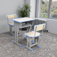 Ensemble de bureaux et chaises en bois modernes, durables et élégants pour écoliers du primaire, idéal pour la maison, le bureau ou le salon - Vente chaude pour grossistes