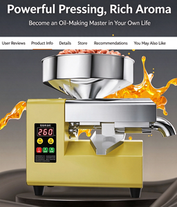 Mini Prensa de Aceite Frío y Caliente, Extractor de Aceite Eléctrico Casero para Cacahuete, Sésamo, Oliva, Coco, Almendra, Colza y Semilla de Calabaza - Product Image 4