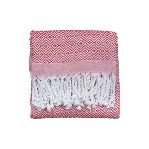 Telo Mare Estivo Multifunzionale Turco, Rettangolare, Multicolore, Fatto a Mano con Nappe, Super Assorbente e ad Asciugatura Rapida - Product Image 5