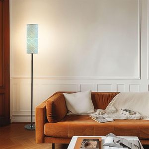 Lámpara de pie con patrón de escamas de pescado impreso personalizado para decoración moderna del hogar con luz LED E26 Base e interruptor de pie Pedido mínimo 1 - Product Image 3