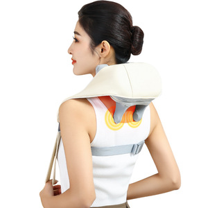 Neck Shoulder Massager <b>Heated</b> Massage Shawl Silicone Material <b>USB</b> Rechargeable For Neck And Back Relief - Product Image 3