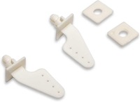 EParthub RC Nylon Control Horn Clevis avec vis pour liaison de servo d'avion