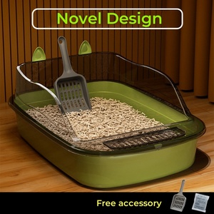 <span class=keywords><strong>Caja</strong></span> de Arena para Gatos de Plástico de Gran Espacio, Fabricada en Fábrica al por Mayor, con Pala para Arena - Product Image 2