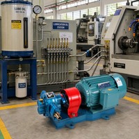 ZYB 18.3 Hochleistungs-Zahnradölpumpe 18,3 LPM 1,5 KW Legierungsstahl-Zahnrad Hochleistungs-Rückstandsöltransferpumpe 1400 U/min Mit Motor
