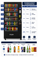 Máquina Expendedora de Bebidas Frías para Exteriores, Inteligente, Compacta, de 7 Pulgadas, Diseño Duradero, Estándar Europeo