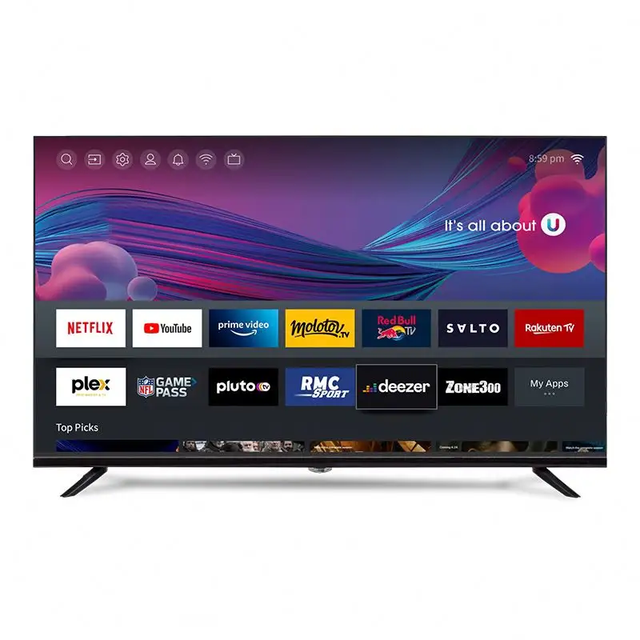 85 Inch Big Screen Television Smart Android TV With LED Backlight Custom OEM Flat Screen Hotels 4K HD Definition google Tv