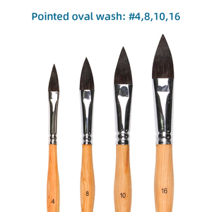 Pennello ovale per pittura ad <span class=keywords><strong>acquerello</strong></span> artista di alta qualità SINOART - Product Image 2