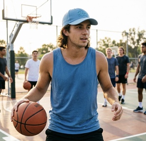 Custom Embroidery <b>Baseball</b> <b>Cap</b> Solid Light Blue Cotton Dad Hat Unisex Adjustable Curved Brim <b>Cap</b> for Casual Streetwear - Product Image 6