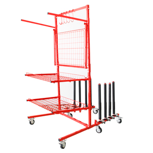 Carrello Portautensili Mobile a Tre Ripiani per Officina, Carrello Multi-livello con Pannello per Parti <span class=keywords><strong>di</strong></span> Treno, Attrezzi per Riparazione Veicoli - Product Image 5