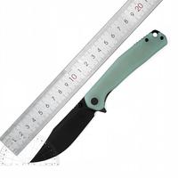 Couteau de poche pliant en acier 14C28N avec manche G10 pour la chasse en extérieur, le bricolage, l'EDC, gravure laser, OEM, usage industriel - Vente en gros