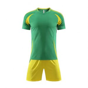 Uniformes de Fútbol Personalizados con Transferencia Térmica, Transpirables, 100% Poliéster, Ropa Deportiva de Secado Rápido para Verano, Uniformes de Entrenamiento de Fútbol - Product Image 2