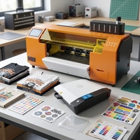 Imprimante DTF (Direct to Film) 33 cm XP600 avec four, machine DTF, encre blanche CMYK W pour impression textile