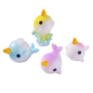 Nouvel océan ornement <span class=keywords><strong>baleine</strong></span> à une <span class=keywords><strong>corne</strong></span> Micro paysage ornement personnalisé résine artisanat décoration Gadgets - Product Image 5