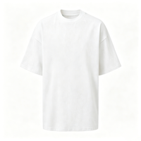 T-shirt Homme Personnalisé avec Logo, 230 g/m², 100 % Coton, Coupe Ample, Style Vintage, Respirant, Col Rond, Manches Courtes, Tricoté, Vente en Gros