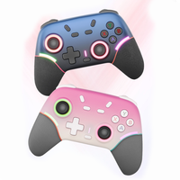 Control Inalámbrico para Videojuegos al por Mayor de Fábrica, Joystick para Nintendo Switch 2/Switch/PC/IOS/Android con Luces RGB y Vibración