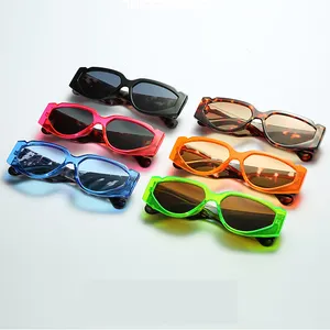 Fashion Luxury Designer Small Plastic Cat Eye Frame Shades Sunglasses For Women