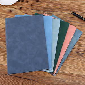 A5 Soft Sheepskin <b>Leather</b> Notebook Foreign Trade <b>Notepad</b> Student Diary Custom Company Logo Available - Product Image 2