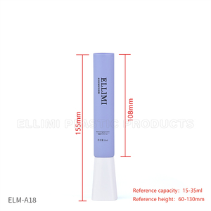10g 15g 20g rỗng PE nhựa kem mắt mềm bóp ống với kim loại Applicator - Product Image 6