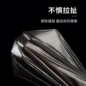 100 sacs poubelle noirs jetables de grande taille en PE avec cordon de serrage et motif imprimé pour le nettoyage domestique, livraison gratuite - Product Image 4