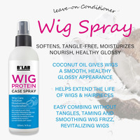 Nouveautés Soins capillaires Spray pour perruque synthétique Brillance supplémentaire et contrôle du démêlage pour perruque Remy Protection thermique humaine Spray démêlant pour perruque